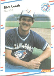 1988 Fleer Baseball Cards      115     Rick Leach